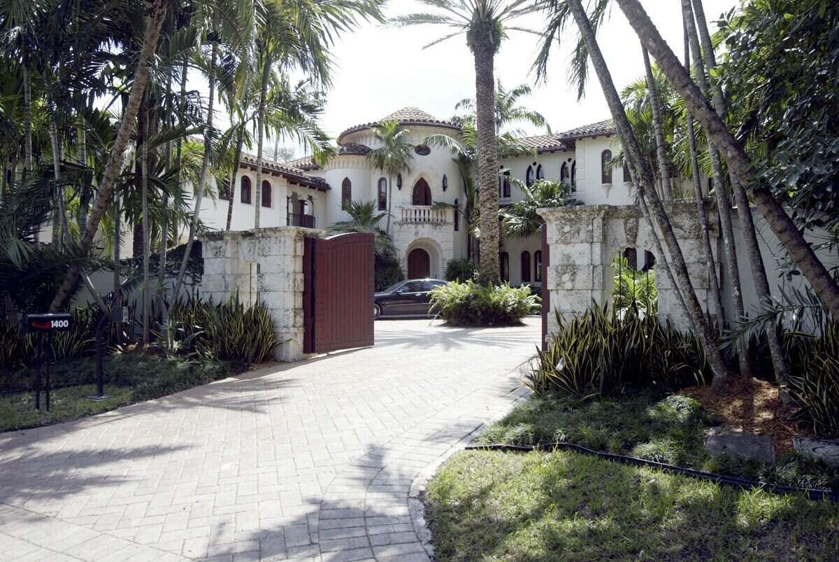 In 2008, a Sunset island mansion.